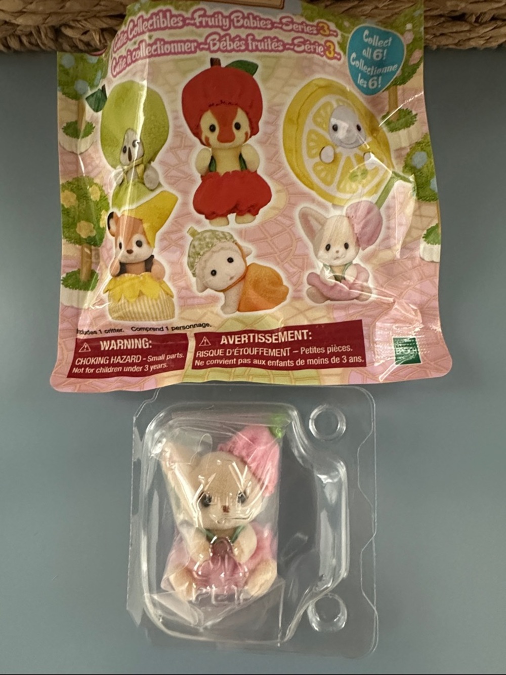 NWT Calico Critters Fox Fruity Babies Series 3 Blind Bag